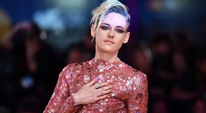 La actriz Kristen Stewart, en el Festival de Cine de Venecia, el pasado viernes.