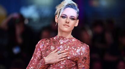 La actriz Kristen Stewart, en el Festival de Cine de Venecia, el pasado viernes.