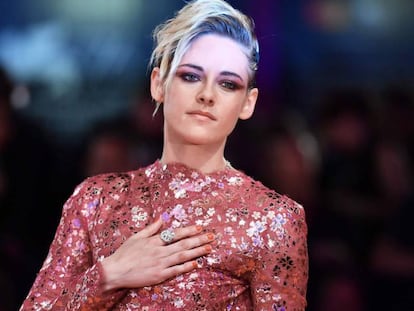 La actriz Kristen Stewart, en el Festival de Cine de Venecia, el pasado viernes.