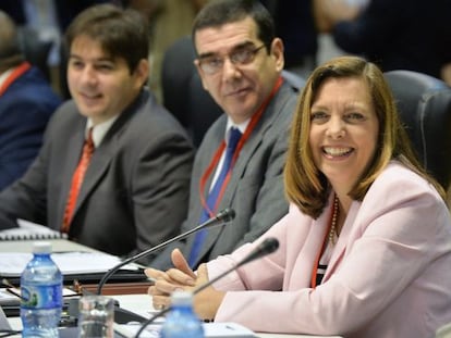 Josefina Vidal, responsable cubana de las relaciones con EE UU. 