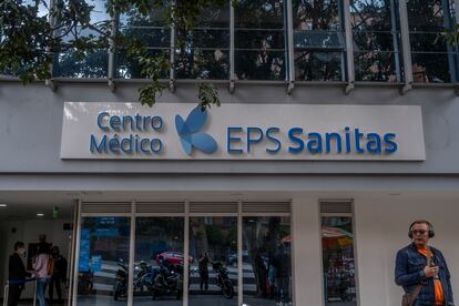 Una sede de la EPS Sanitas en Teusaquillo, en Bogotá.