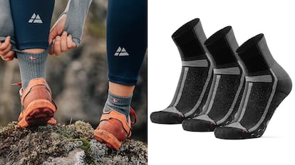 Se trata de unos calcetines técnicos que evitan la aparición de ampollas y pertenecen a la marca Danish Endurance.