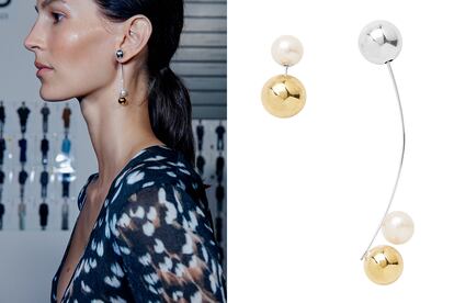 Las joyas que mezclan plata y oro son una de las tendencias del otoño-invierno.