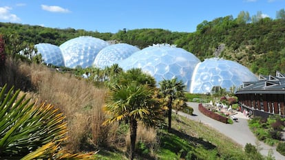 El Proyecto Edén, en Cornualles (Reino Unido), alberga más de 100.000 plantas a modo de reserva natural ante una posible extinción.