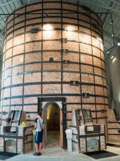 Horno del Museo de Vista Alegre en Portugal. 