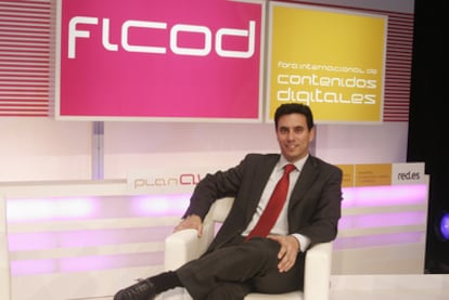 Sebastián Muriel, durante la celebración del FICOD 2007, cuando era el director de Red.es.