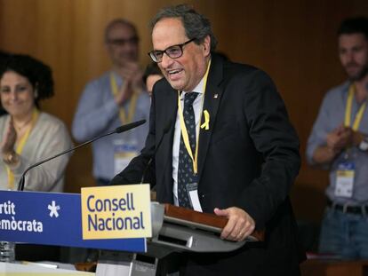 Quim Torra, al Consell Nacional del PDeCAT.