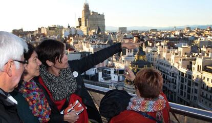 Tour por los tejados de Madrid organizado por la empresa MadWay. 