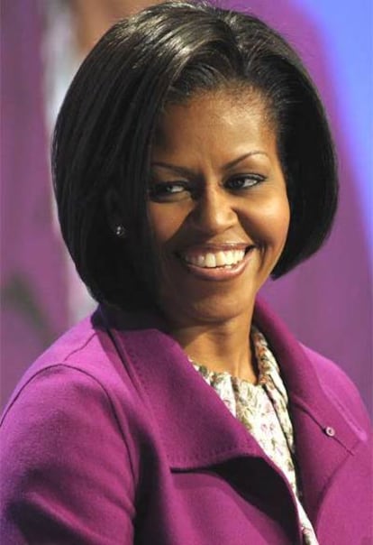La primera dama estadounidense, Michelle Obama, el 20 de enero de 2010