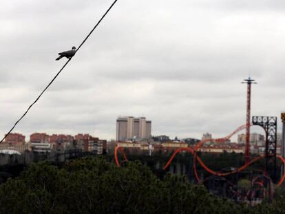 Vista del parque de atracciones de Madrid, que gestiona Parques Reunidos.