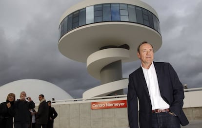 El actor Kevin Spacey, en el Centro Niemeyer de Avilés en 2011.