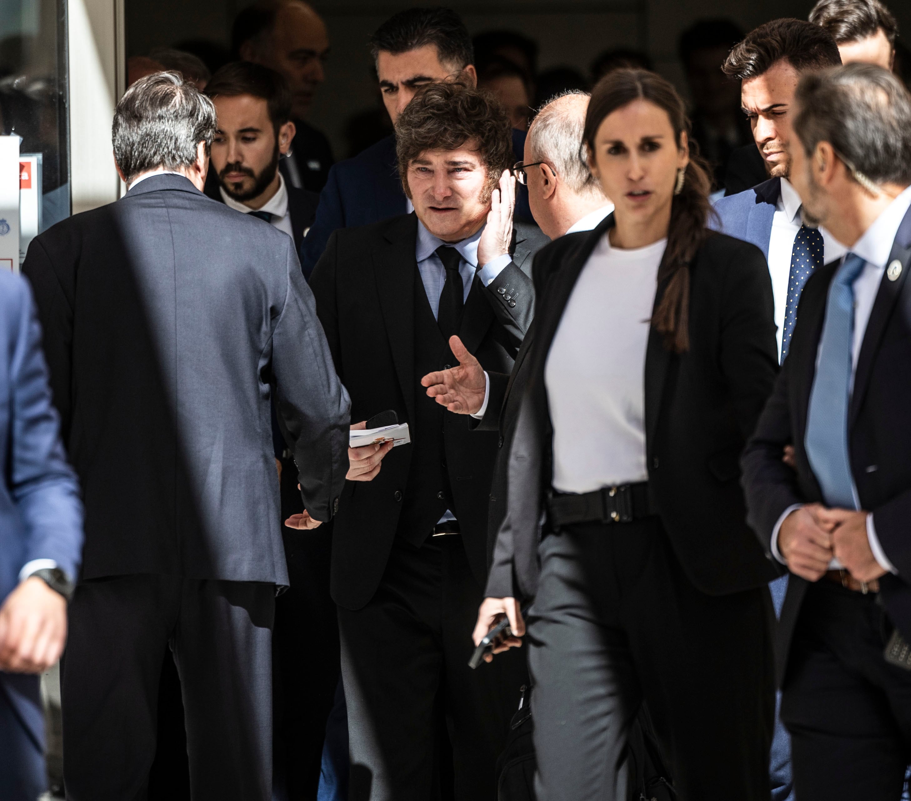 Milei magnifica en Madrid sus logros en Argentina y omite datos desfavorables