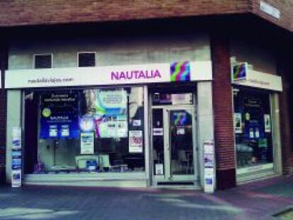 Oficina de la agencia de viajes Nautalia.