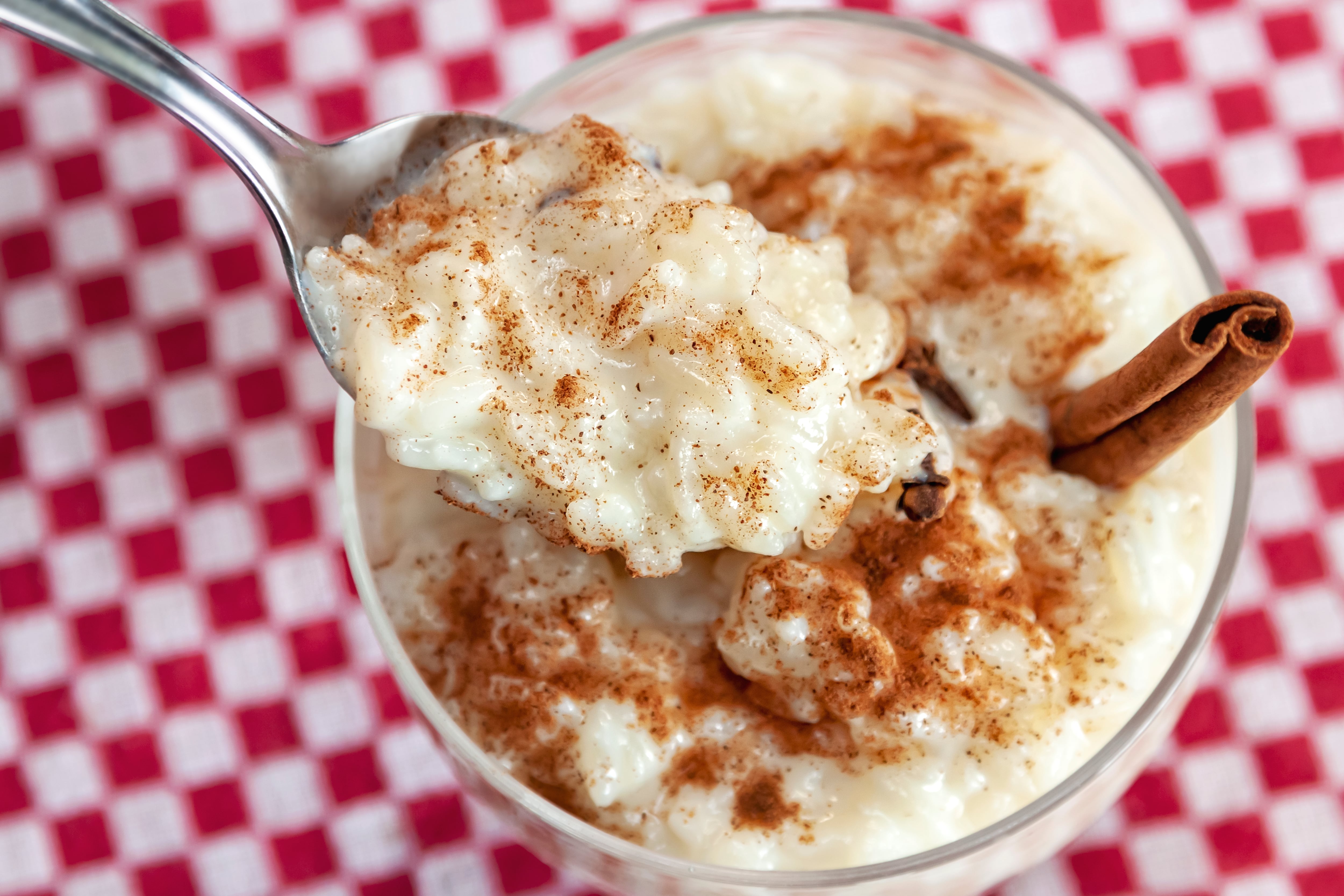 Un tradicional plato de arroz con leche.