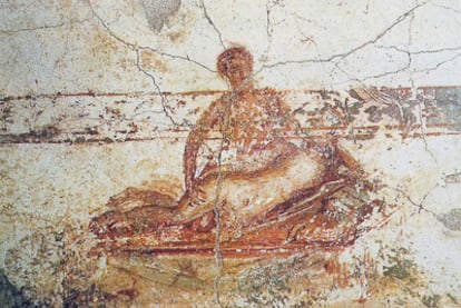 Los frescos fueron encontrados en el vestuario de las termas suburbanas de Pompeya (Fotografía: Soprintendenza speciale per i beni archeologici di Napoli e Pompei)