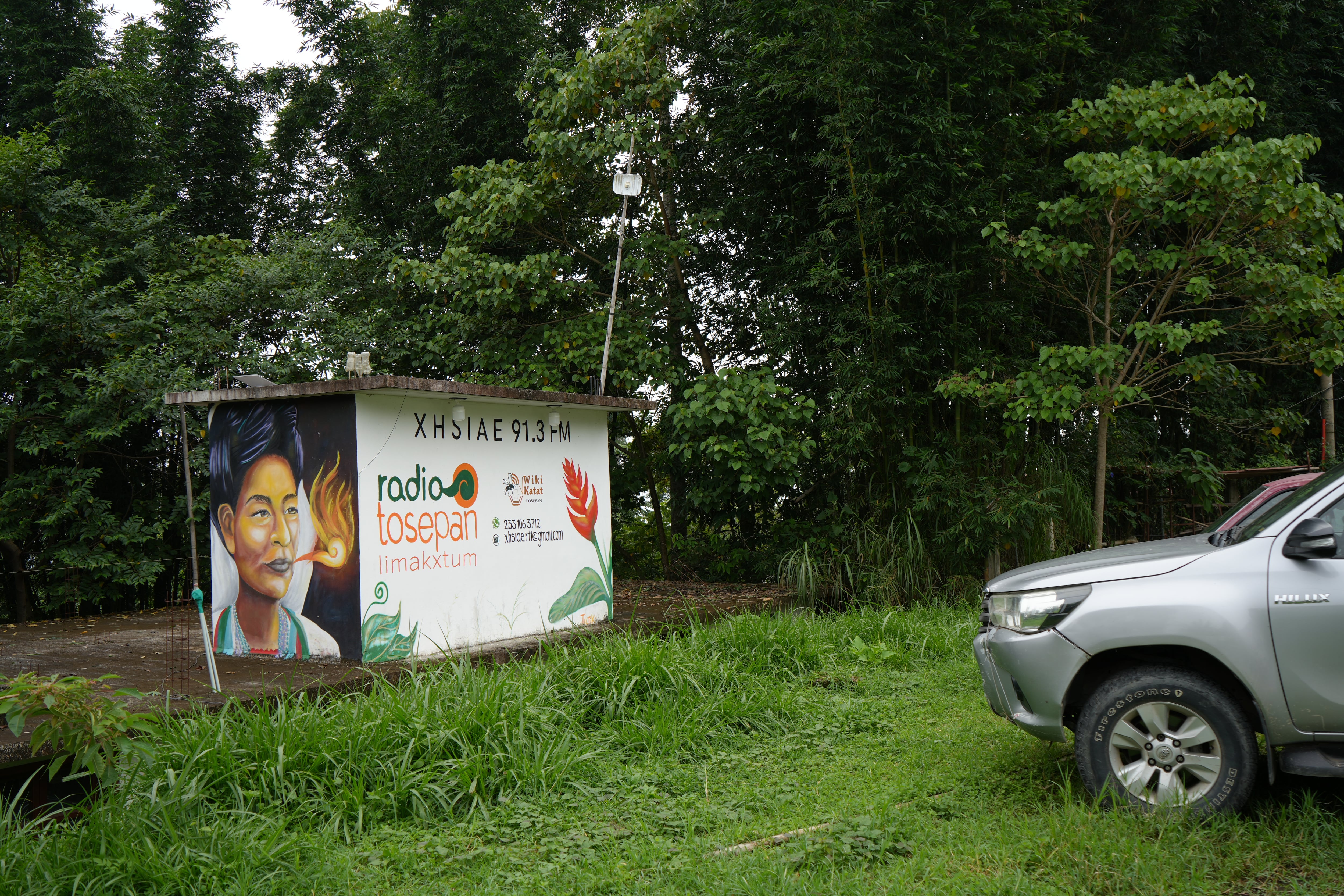 Instalaciones de radio Tosepan Limakxtum en Cuetzalan del Progreso, Puebla.