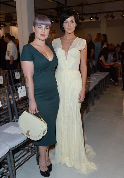 Leigh Lezark y Kelly Osbourne son otras de las celebrities que no han querido perderse el desfile de zac Posen.