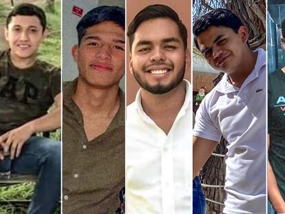 Los cinco jóvenes desaparecidos en Lagos de Moreno