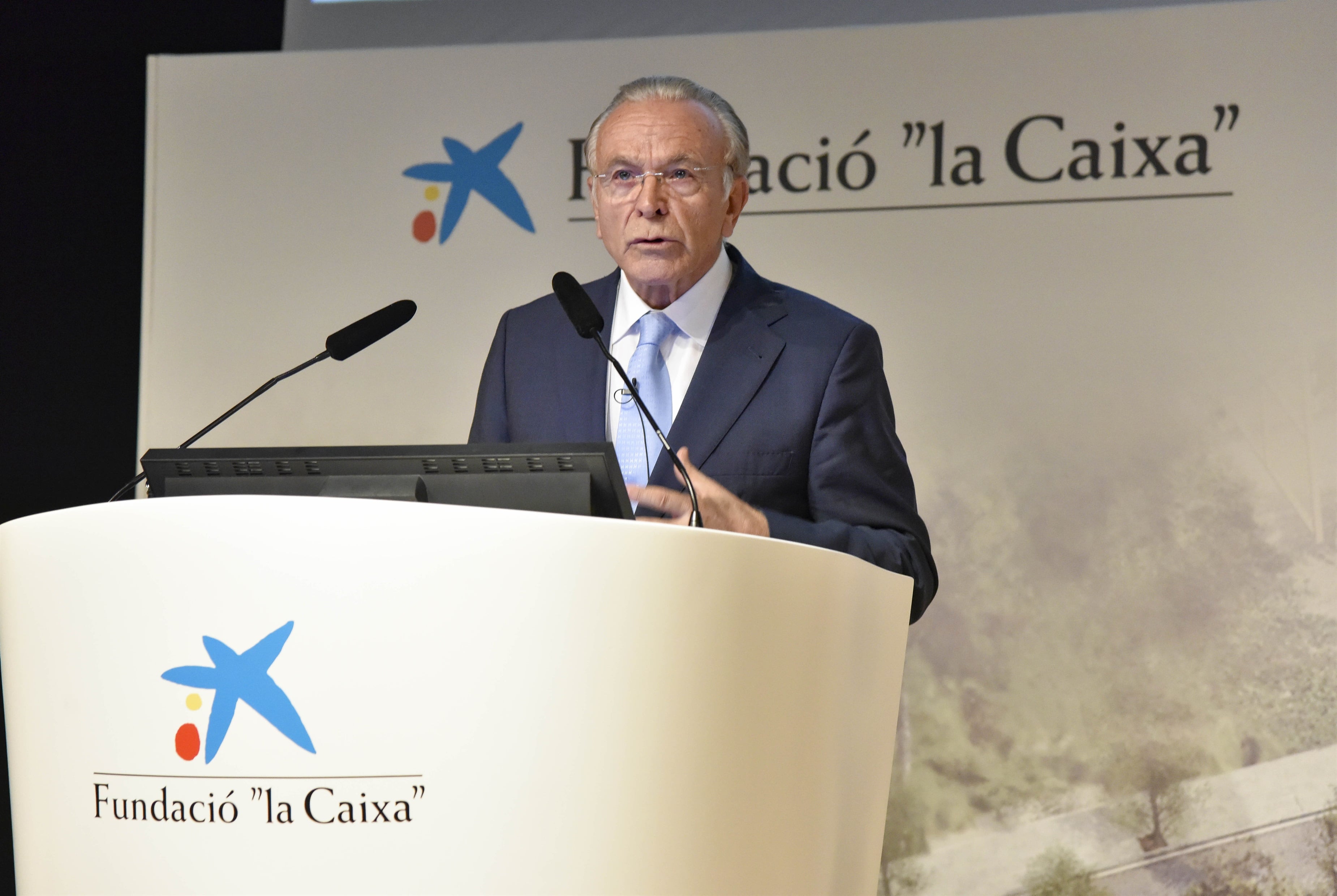 El presidente de la Fundación La Caixa, Isidro Fainé.