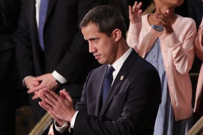 El líder de la oposición de Venezuela, Juan Guaidó, acudió al evento.