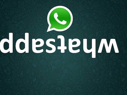 Como enviar mensajes con texto al revés en WhatsApp