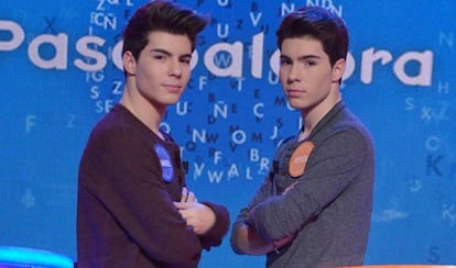 Los Gemeliers en 'Pasapalabra'.