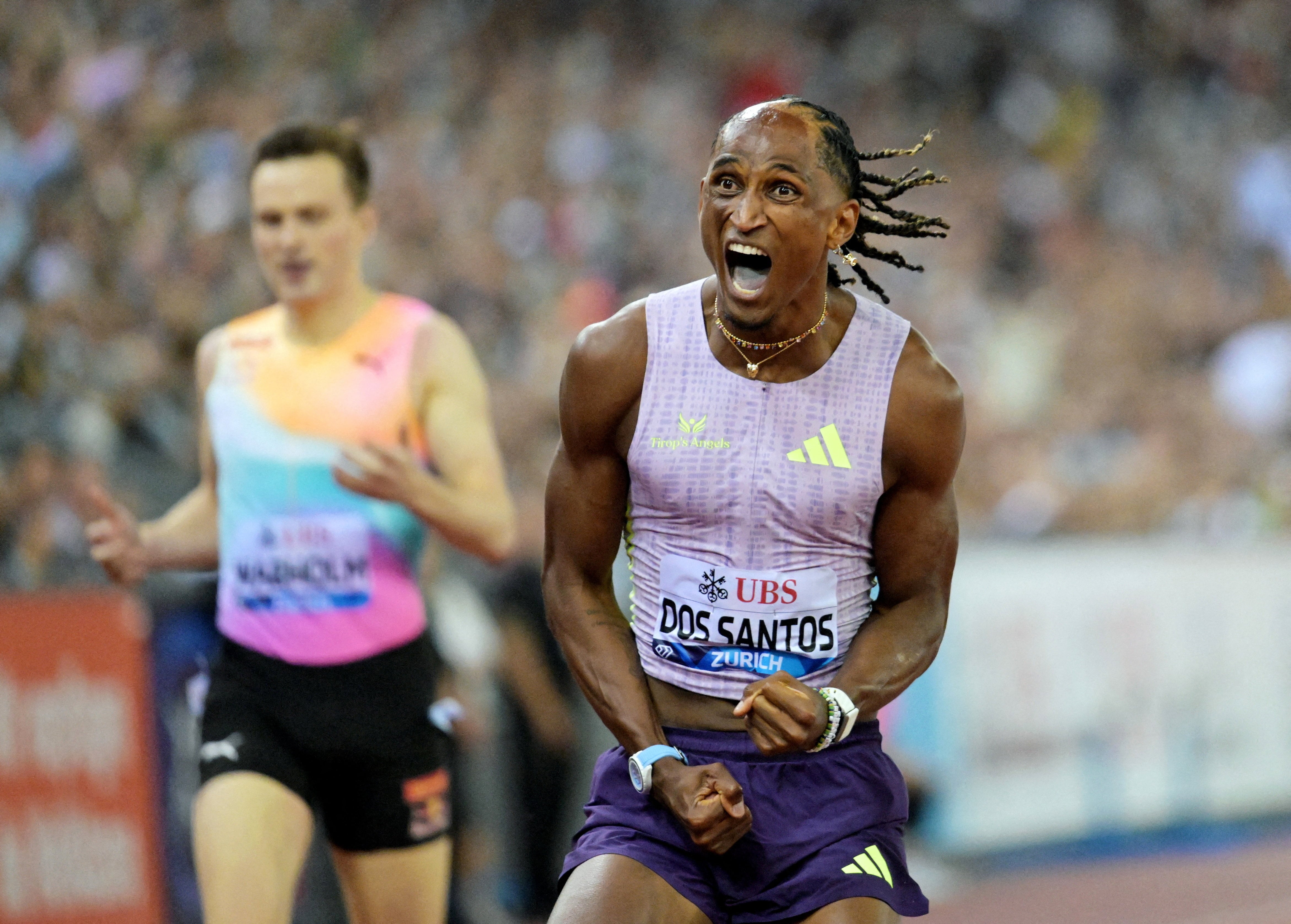 La magia de Zürich regala dos nuevos récords del mundo: Alison dos Santos en 400m vallas y Masai Russell en 100m vallas