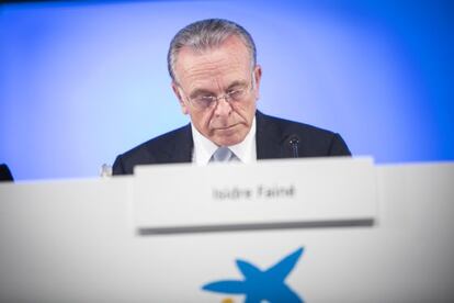El presidente de Caixa Bank Isidre Faine.
