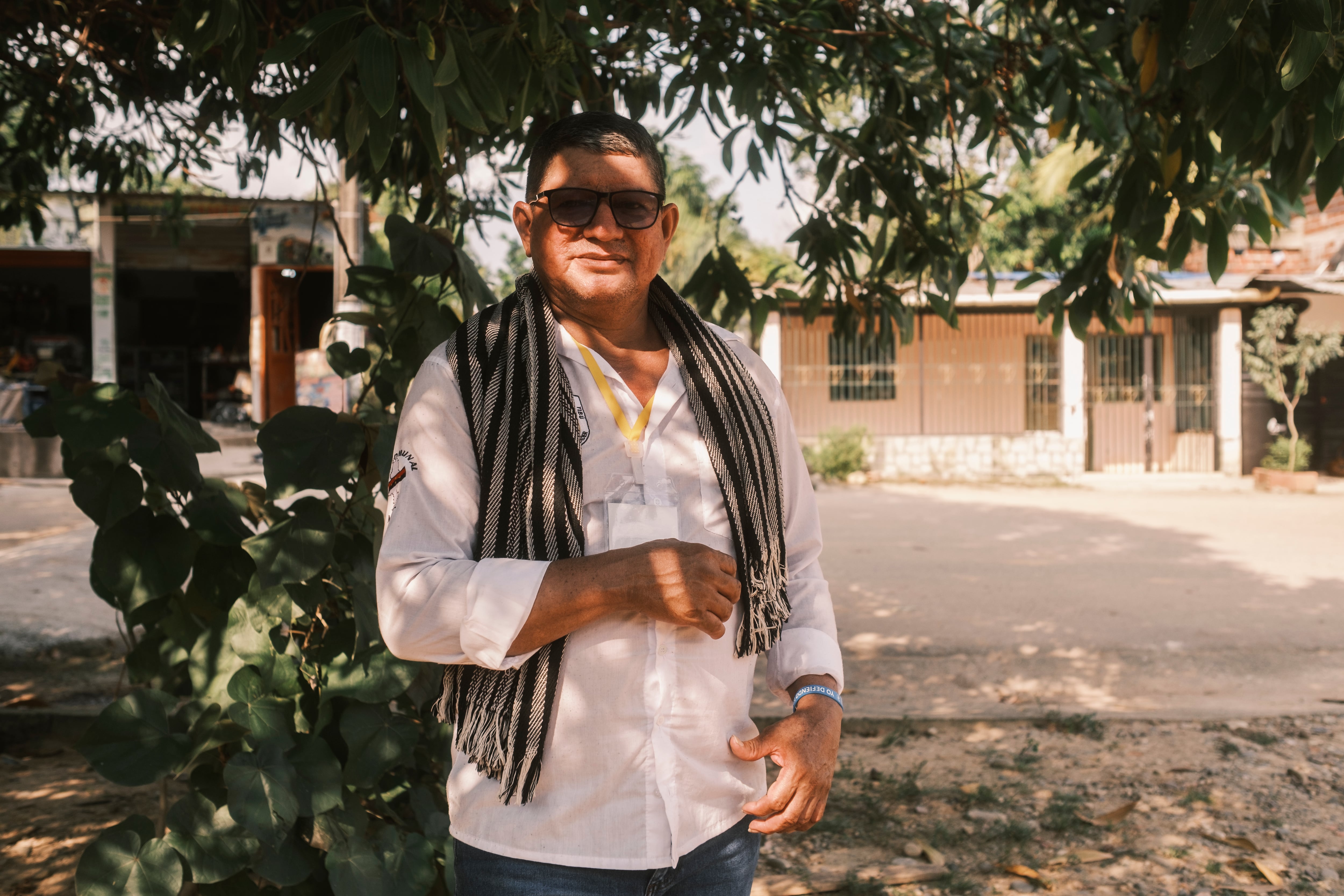 César Ruiz, líder comunitario.