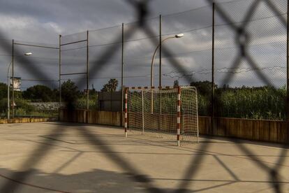 Un campo de fútbol, en Vilassar de Mar