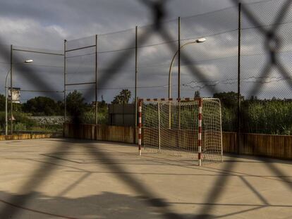 Una instal·lació esportiva tancada a Vilassar de Mar.