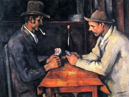 'Los jugadores de cartas', de Paul Cézanne