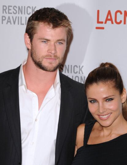 Elsa Pataky y Chris Hemsworth, en el Museo de Arte de Los Angeles en septiembre, cuando hicieron oficial su relación.