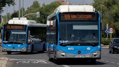 Huelga autobuses