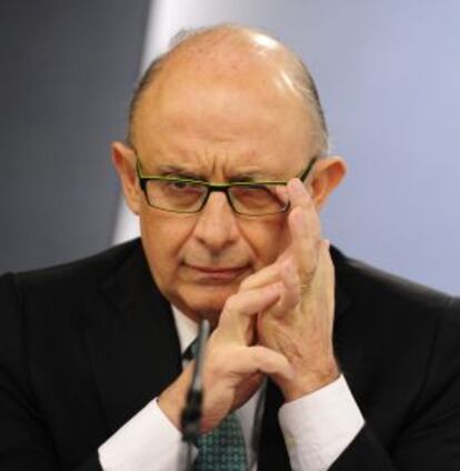 El ministro de Hacienda, Cristóbal Montoro