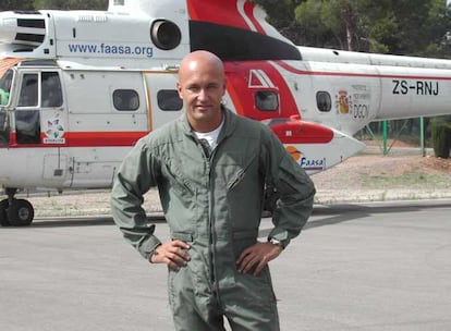 Antonio Ruiz Lacasa, copiloto del helicóptero Sirkosky fallecido en el accidente y cuyo cuerpo no pudo ser rescatado.