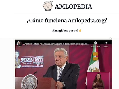 Amlopedia, el motor de búsquedas creado para indagar en las conferencias de López Obrador