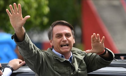 O presidente eleito do Brasil, Jair Bolsonaro.