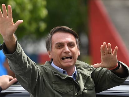 O presidente eleito do Brasil, Jair Bolsonaro.