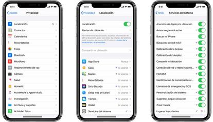 Apps que acceden a tu ubicación en iOS