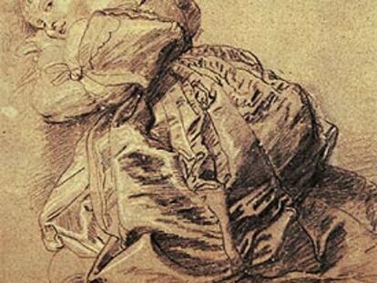 Dibujo de Rubens para <i>El jardín del amor,</i> expuesto en el Museo Albertina.