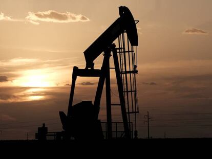 Un pozo de extracción de petróleo en Midland, Texas