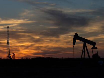 Campo petrolero en Texas