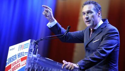 Heinz-Christian Strache, líder del Partido Liberal.