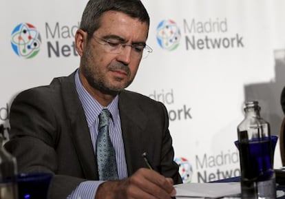 El secretario de Estado de Econom&iacute;a, Fernando Jim&eacute;nez Latorre, durante la inauguraci&oacute;n del Foro Financing Day.