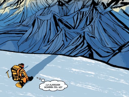 El camino en viñetas de Edurne Pasaban desde la depresión a la conquista de los 14 ‘ochomiles’