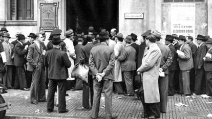 Centro Gallego de Buenos Aires, en los cincuenta.