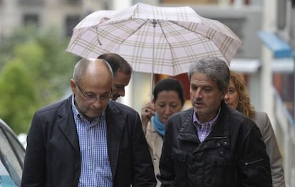 El exalcalde ourensano Francisco Rodríguez y el exasesor del grupo Antonio Vallejo.