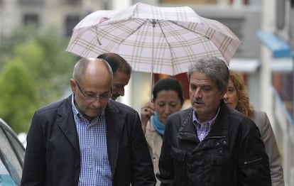 El exalcalde ourensano Francisco Rodr&iacute;guez y el exasesor del grupo Antonio Vallejo.