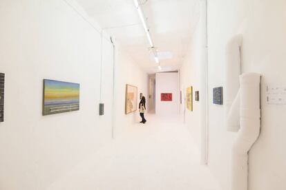 Interior de Arte Aurora Galería, espacio integrante en la anterior edifición de Gallery Weekend. |